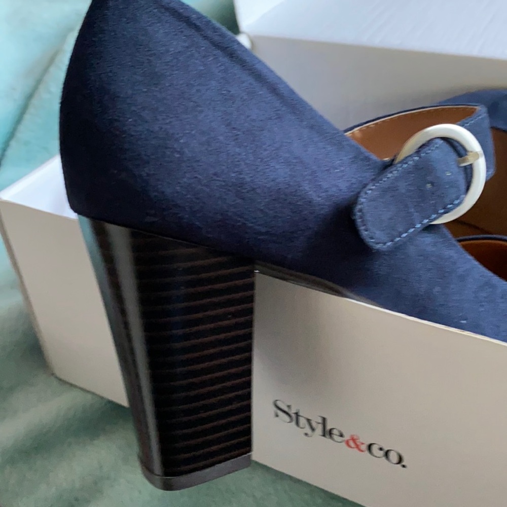 Blue suede shoes